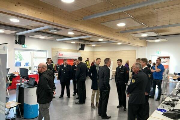 Fachausstellung im Foyer der Halle