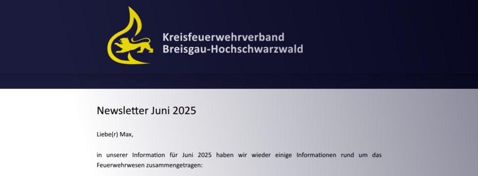 Newsletter Juni 2025